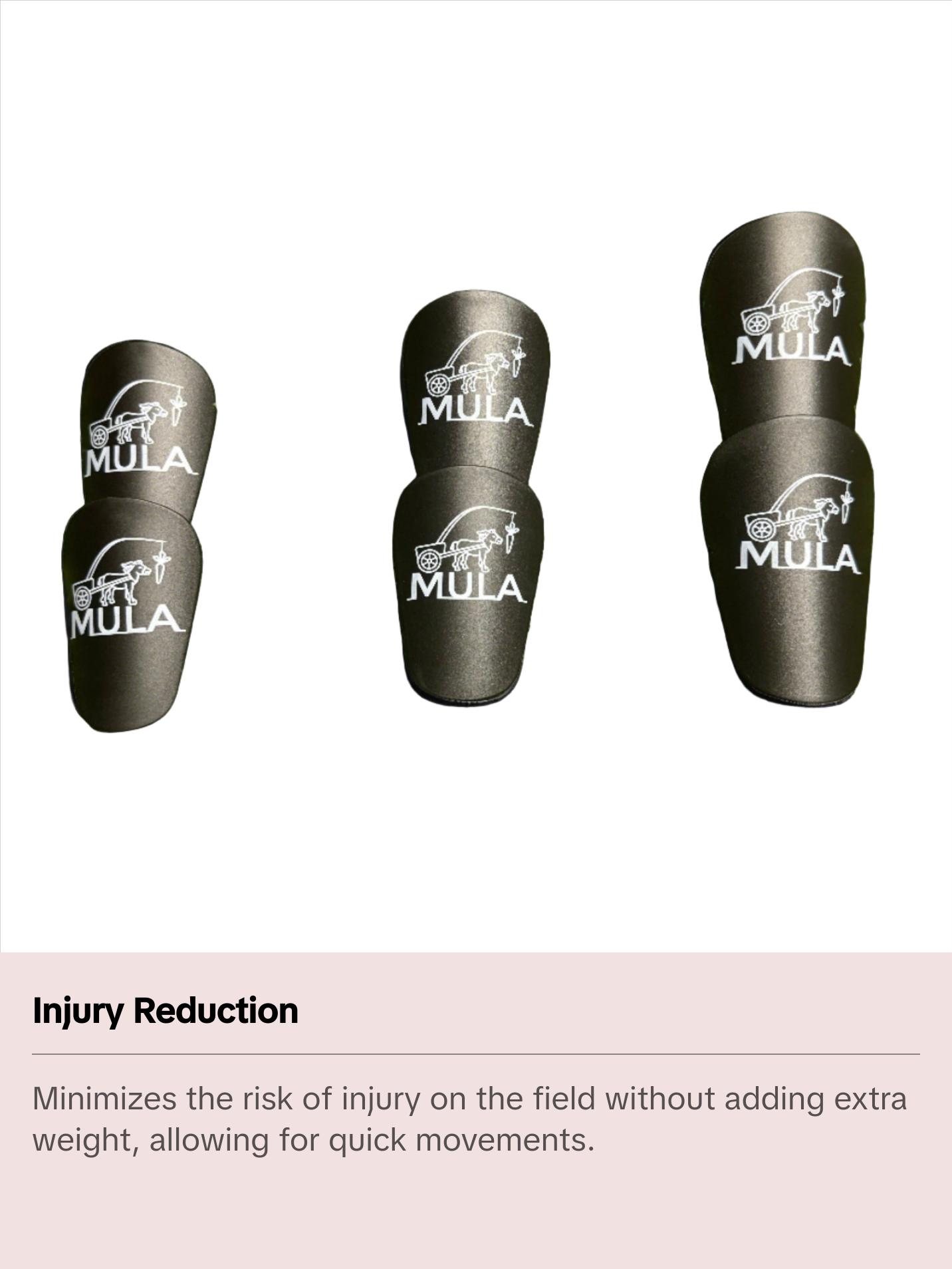 Soccer Mini Shin Pads for Youth/Adult, Black