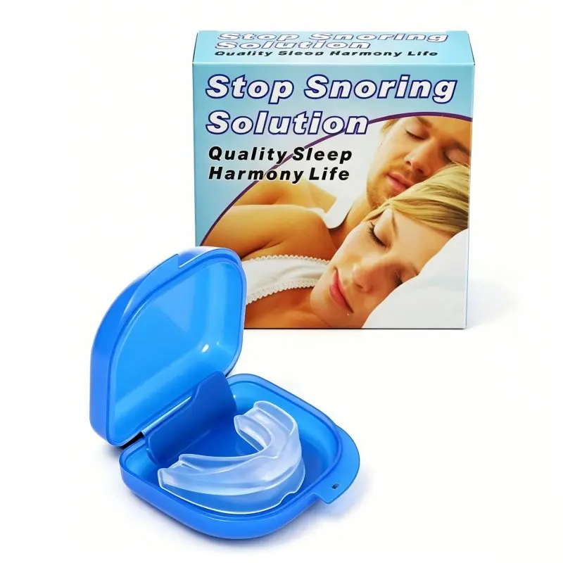 Anti Snoring Device, Anti-Snoring Mouthpiece EVA Sleeping Aid, Adjustable Snore Stopper Mouth Guard for Men & Women – Anti Snoring Mouthpiece to Improve Sleep – Reusable Night Use