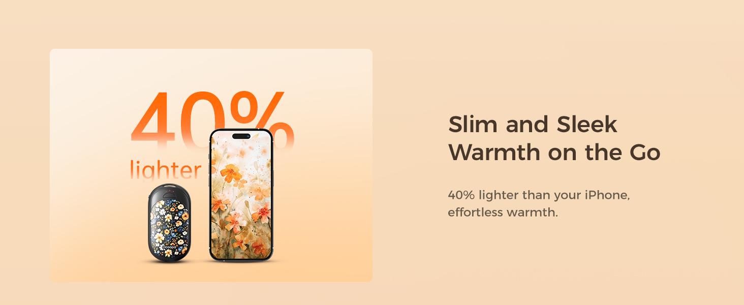 Ocoopa Hand Warmers Rechargeable 2 Pack 2025 Upgraded 5000mAh Electric Portable Pocket Heater with 3 Modes & 16h Runtime Ideal for Skiing Hunting & Christmas Gift Ocoopa Hand Warmers Rechargeable 2 Pack 2025 Upgraded 5000mAh Electric Portable Pocket Heater with 3 Modes & 16h Runtime Ideal for Skiing Hunting & Christmas Gift