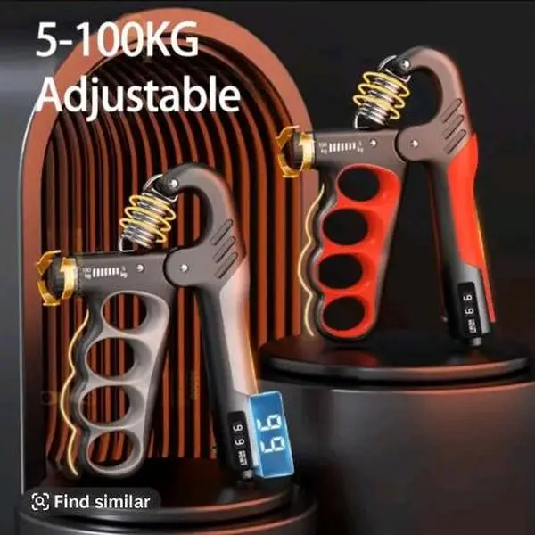 Hand Grip Strengthener Adjustable Hand Grip Exerciser 1pc Digital Grip Strength Trainer 5-100kg for Fitness Gym Training Gift for Him All-Season Use Without Electricity