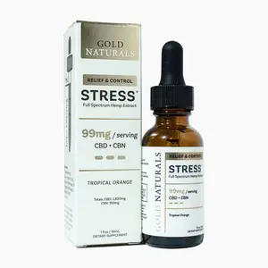 Plant-Based Wellness Tincture Drops – Tropical Orange Flavor | Daily Balance Routine | 15mL / 30mL