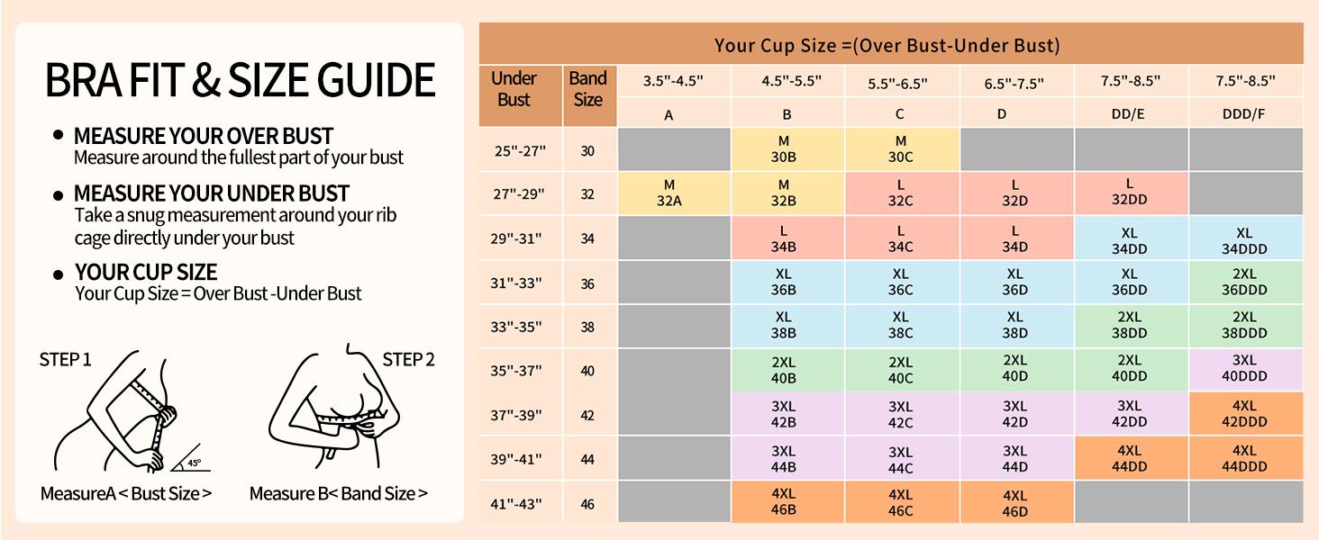 PoseFree Women's Seamless Wireless Supportive Push Up Comfort Soft No Underwire Full Coverage T-Shirt, Breathable Design 32 dd Bras Customizable Silky Adjustable