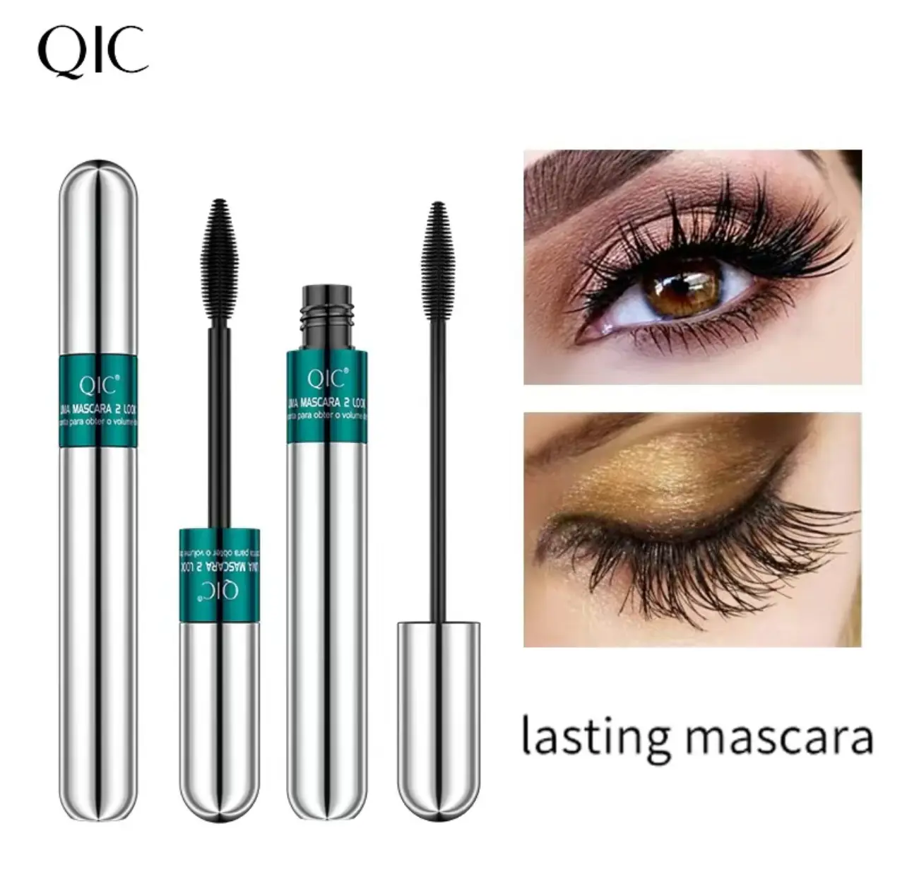 Pumping mascara，Waterproof, Lengthening, Curling & Smudge-Proof Eyelash Primer & Setting Liquid