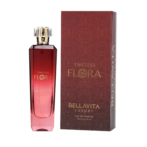 BellaVita Luxury Timeless Flora Eau De Parfum | Elegant Floral Woody Perfume | Notes of Peony, Rose, Osmanthus & Sandalwood | Soft, Sophisticated & Long-Lasting Fragrance