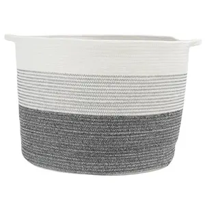 HLD Global XXL Coiled Rope Tapered Basket