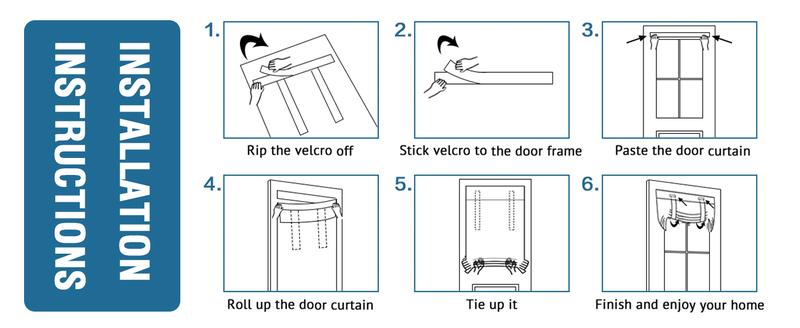 H.VERSAILTEX 100% Blackout French Door Curtain 1 Panel Privacy French Door Blinds Light Blocking Curtain for Sliding Glass Door Thermal Insulated Tie Up Shade