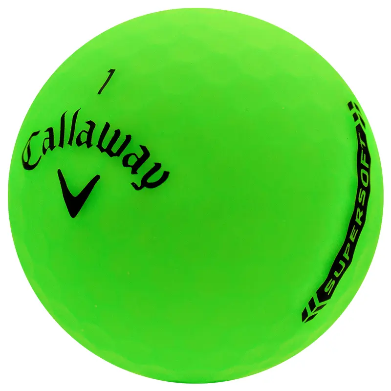 Callaway Supersoft Mint Golf Balls - Matte Green Finish, High Visibility, Soft Feel, Easy Distance, Golf Supply