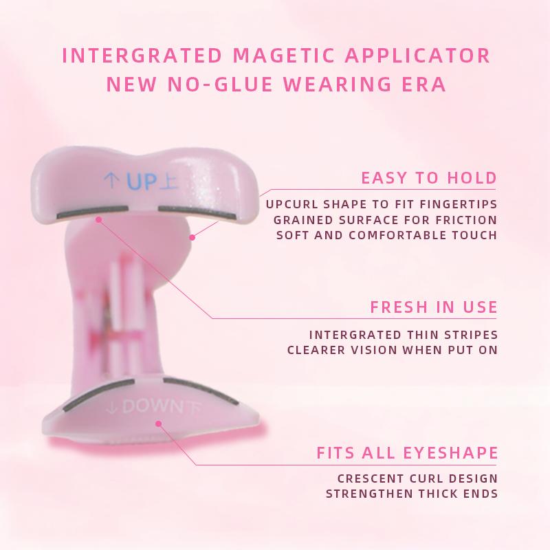 MAYSEEN Soft Magnetic Eyelashes, 11 Options, Eyelash Extensions with Applicator Kit, Reusable Magnetic Lashes, Glue-free, Waterproof, Lightweight, Fluffy Soft Magnetic Strip with Free Gifts: Eyelash Curler & Lash Setting Liquid, Gifts Pack, Cosmetic
