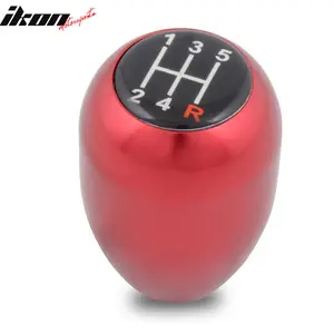 T-R Gear Shift Knob for VW Golf Red M10 X 1.5 Manual MT Transmission