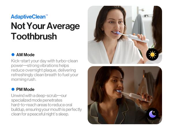 usmile Y20 PRO AI Powered Electric Toothbrush, Personalized Cleaning with 25x More Plaque Removal and 90-Day Battery Life