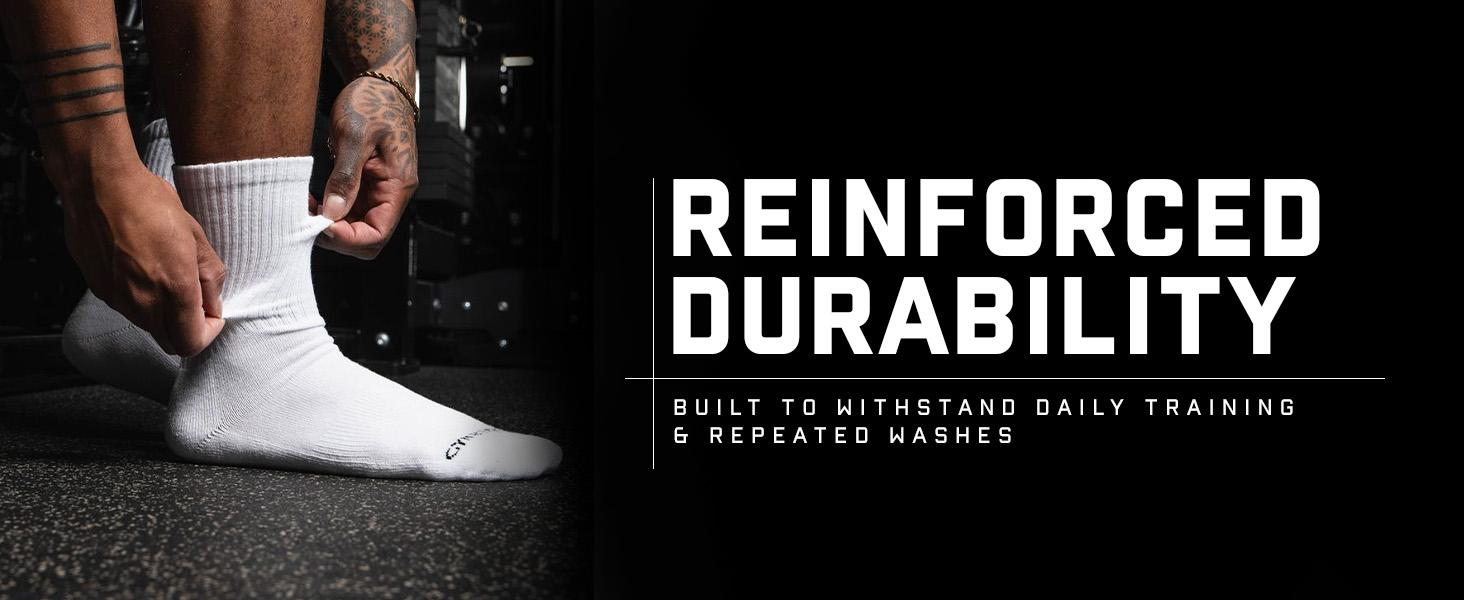 Gymreapers Performance Socks for Men & Women – Arch Support, Cushioned Sole, Breathable Moisture-Wicking Cotton – Available in Crew, Ankle & Quarter Styles and in 3-Pack, 6-Pack, or 9-Pack Bundles for Training, Workout, and Everyday Comfort Gymreapers Performance Socks for Men & Women – Arch Support, Cushioned Sole, Breathable Moisture-Wicking Cotton – Available in Crew, Ankle & Quarter Styles and in 3-Pack, 6-Pack, or 9-Pack Bundles for Training, Workout, and Everyday Comfort