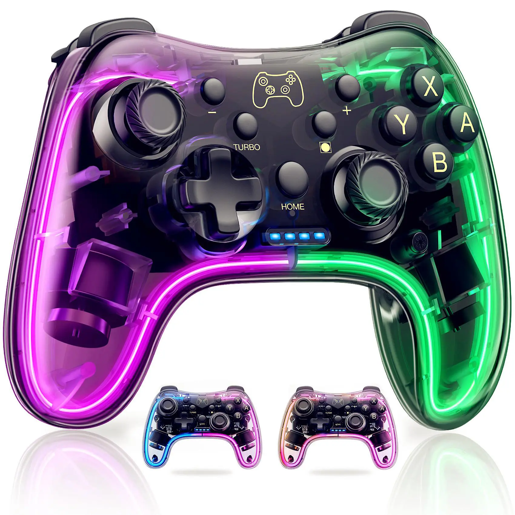 BEBONCOOL Wireless Switch Pro Controller for Switch Controller/Lite/OLED  Switch Controllers Remote Supports Multi-Platform&App with Turbo, Wake-up, Vibration