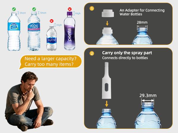 Hibbent Portable Bidet for Travel, High Pressure Electric Handheld Bidet Sprayer, 350-550ML Expandable Bottle for Personal Hygiene, USB-C Rechargeable Waterproof, Travel Bidet for Women & Men, White Hibbent Portable Bidet for Travel, High Pressure Electric Handheld Bidet Sprayer, 350-550ML Expandable Bottle for Personal Hygiene, USB-C Rechargeable Waterproof, Travel Bidet for Women & Men, White