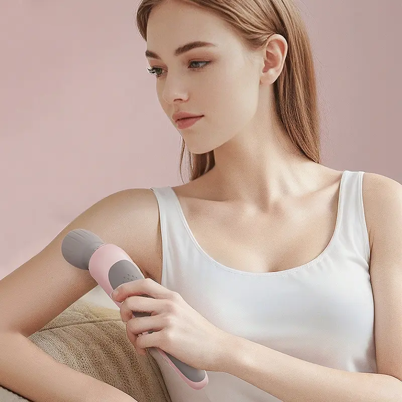 Rechargeable Massage Gun, Handheld Neck, Shoulder, Leg & Back Relaxation Aid, Ultra-Quiet Lightweight Design, USB-C Fast-Charging, Neck Shoulder Relaxer, Ideal Gift