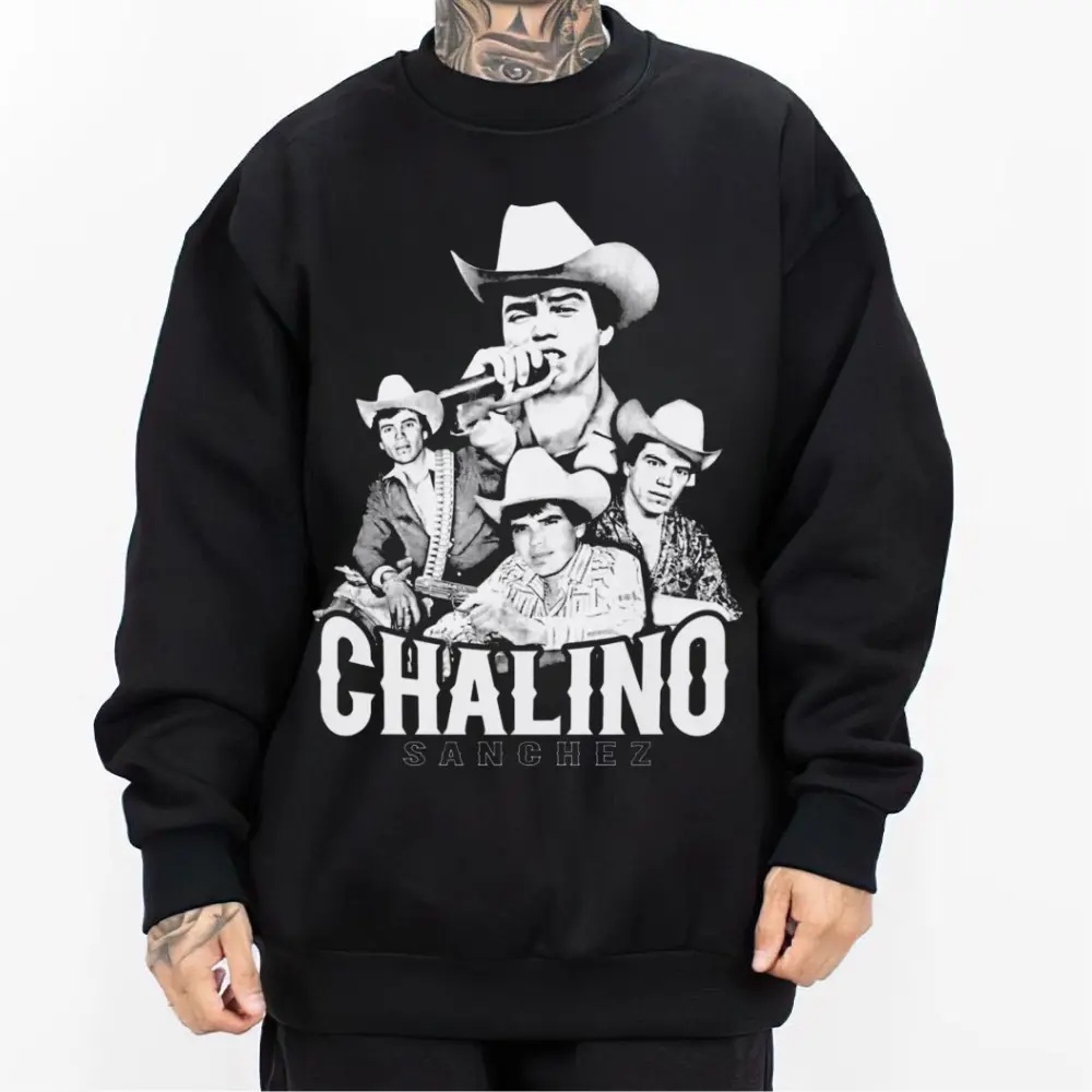 Chalino Sanchez Digital Print Graphic Hoodie Unisex Mexican Chicano Style  Casual
