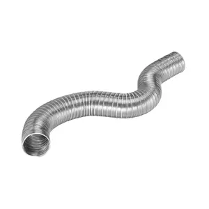 Lambro 308 7" x 8' Flexible Semi-Rigid Aluminum Duct