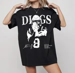 Stefon Diggs New England Football T-Shirt | Retro Rap Tee for Men & Women | New England Fan Apparel | Football Season Gift