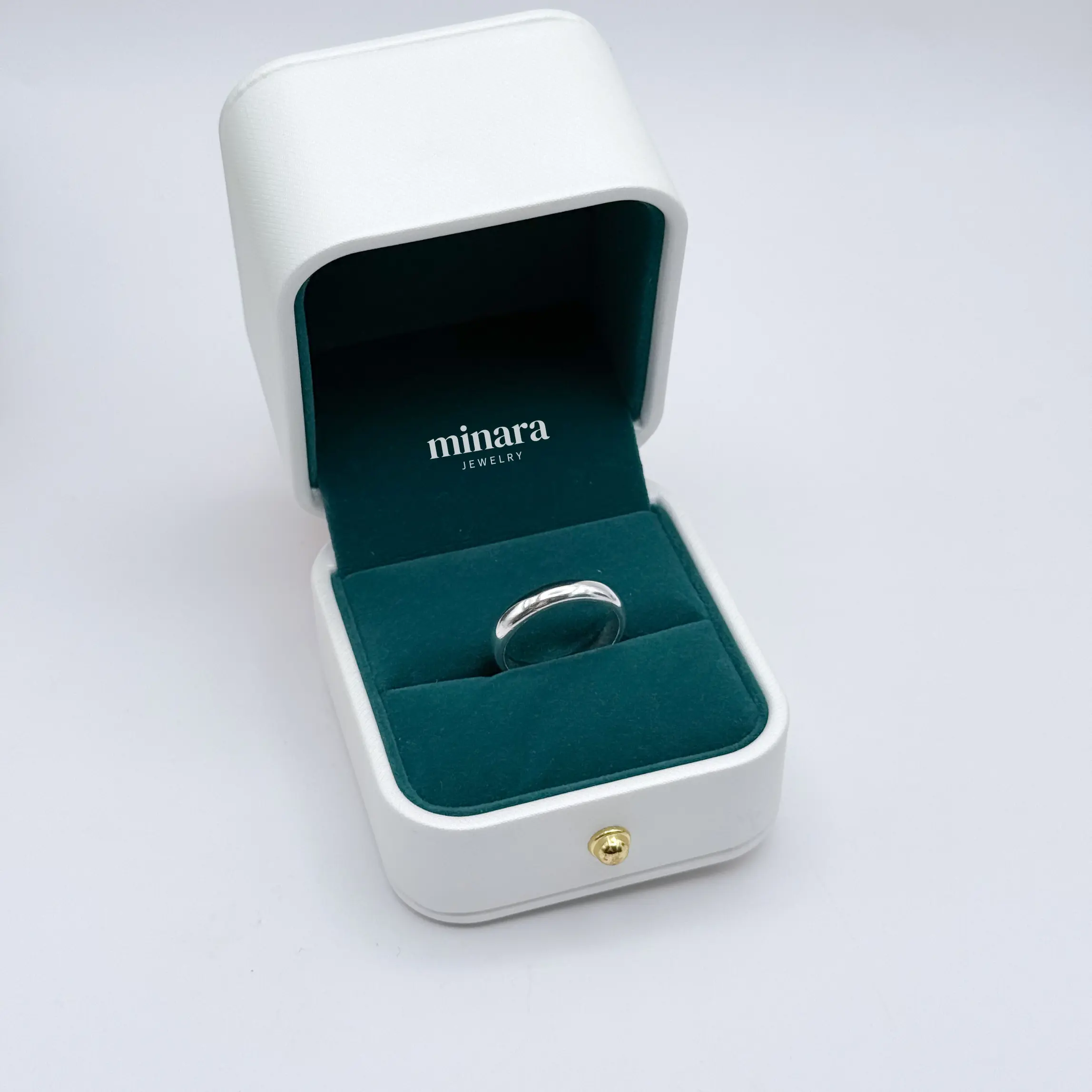 MINARA 950 Silver ARO LISO for everyday use