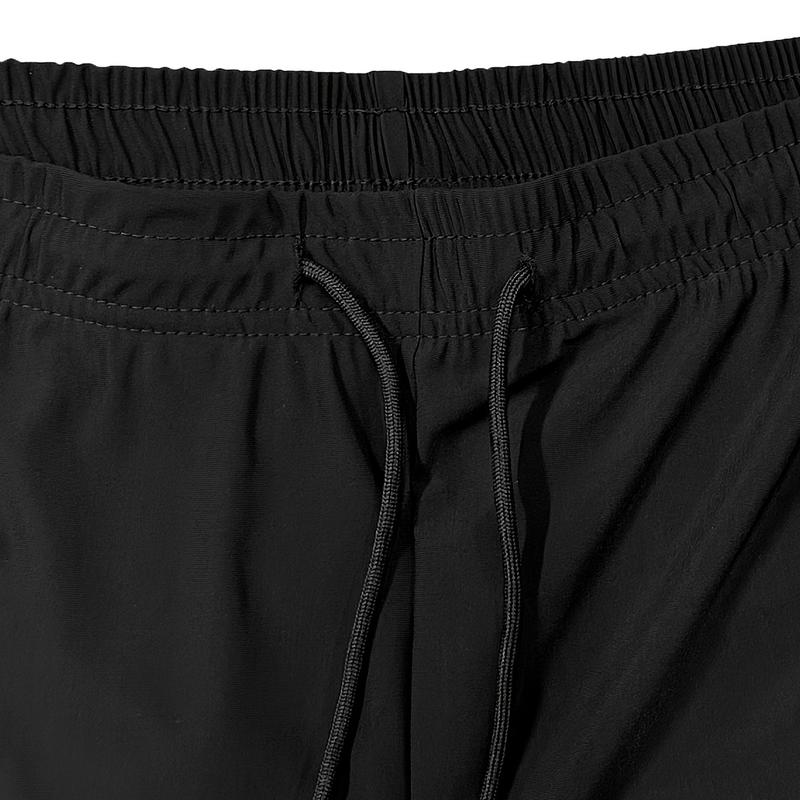 Men's summer ice silk seven-inch pants - Cool like ice silk, quick-drying, breathable, loose and casual outdoor sports pants, with zipped pockets, suitable for running, hiking and beach wear, summer sportswear | Sporty casual shorts