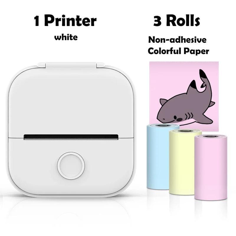 Phomemo T02 Mini Thermal Printer Wireless Pocket Printer for DIY, Journal, Student Birthday Gift - Green Sticker Bluetooth Portable toy