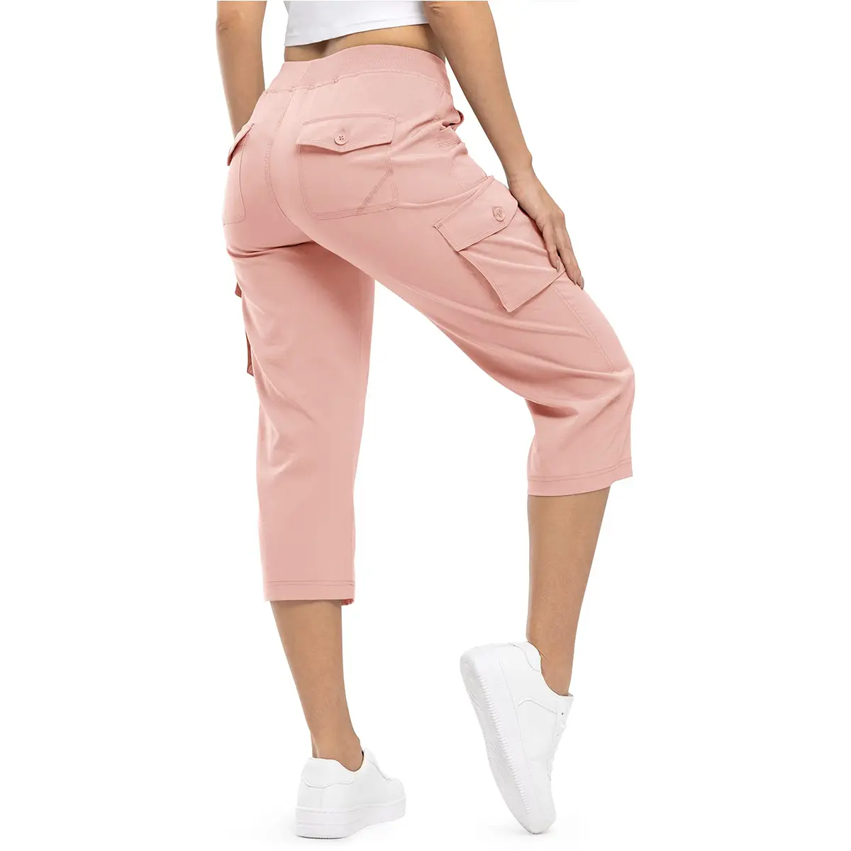 【Creator's Pick】YSENTO Women's Cargo Capris Pants  Plus Size Outdoor Lightweight Casual Trip Loose Shorts Summer Style Moms over 30 Comfy wear ootd Bottoms Basic Black Camouflage Pants  #outdoorfun