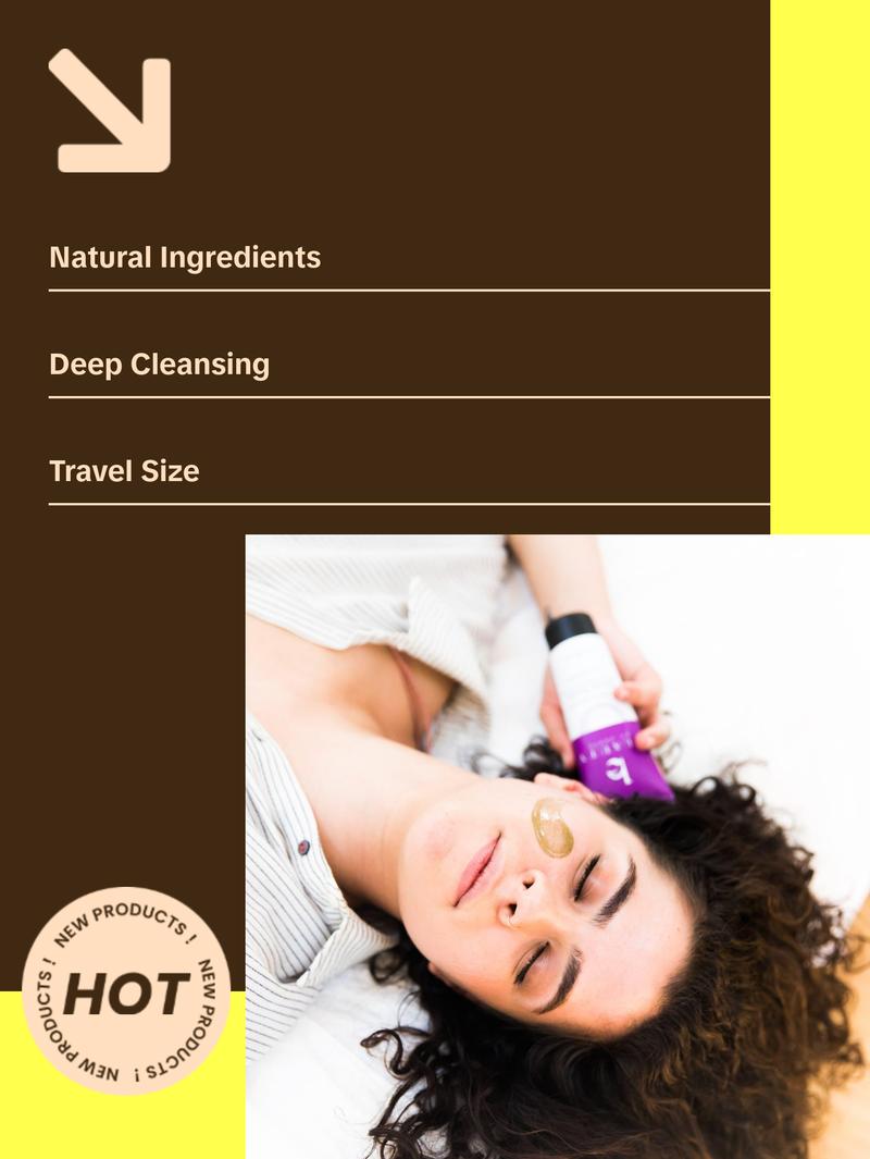 [BEAUTY BY EARTH] Facial Scrub - Superfruits & Calendula USA Made with Natural & Organic Ingredients, Hydrating Deep Cleansing Gentle Exfoliant Skincare