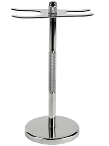 Parker Stainless Steel Safety Razor And Brush Stand