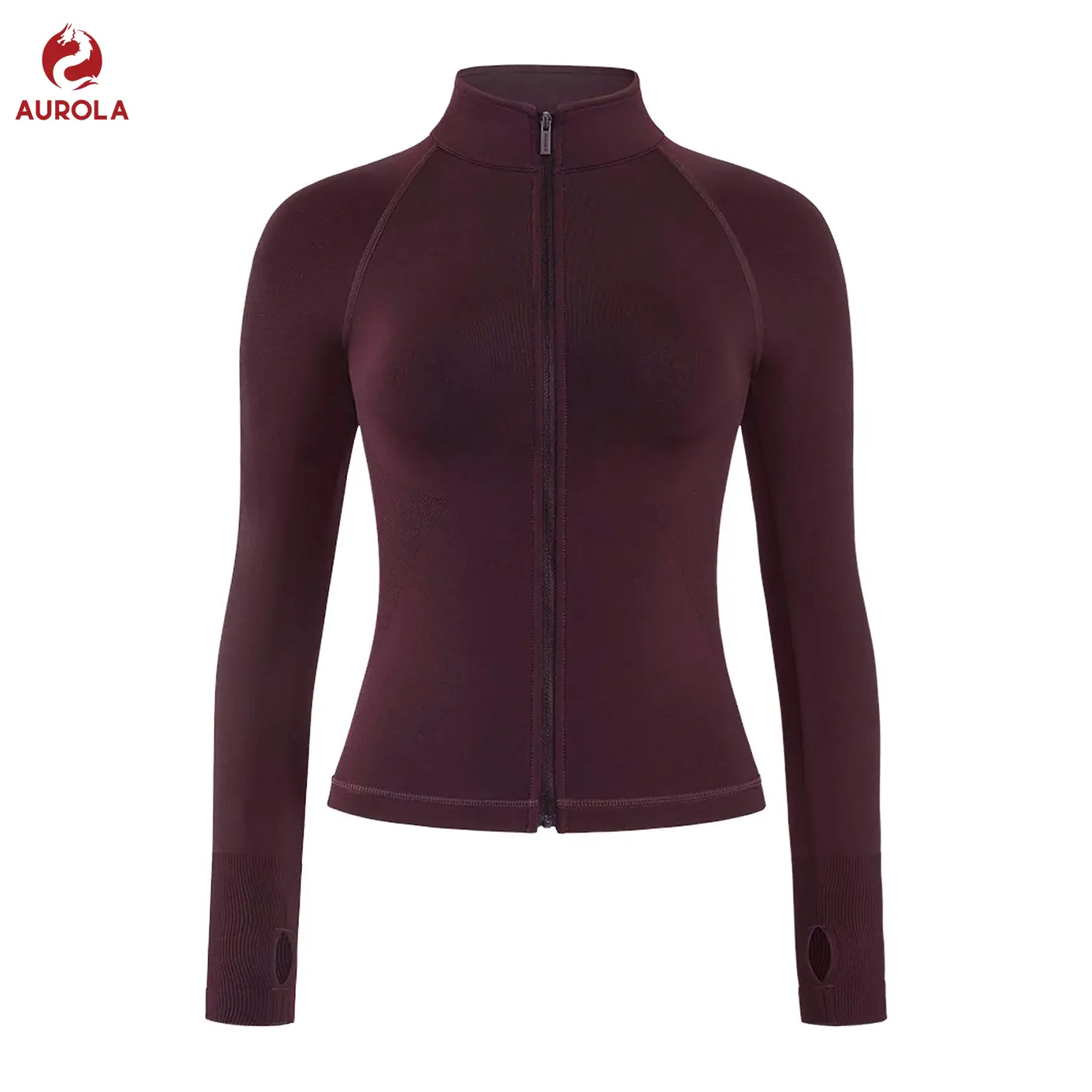 AUROLA Influence Athletic Workout Jacket for Women, Lightweight Slim Fit Full Zip Running Yoga Sports Jacket with Thumb Holes tiktokshopbacktoschool