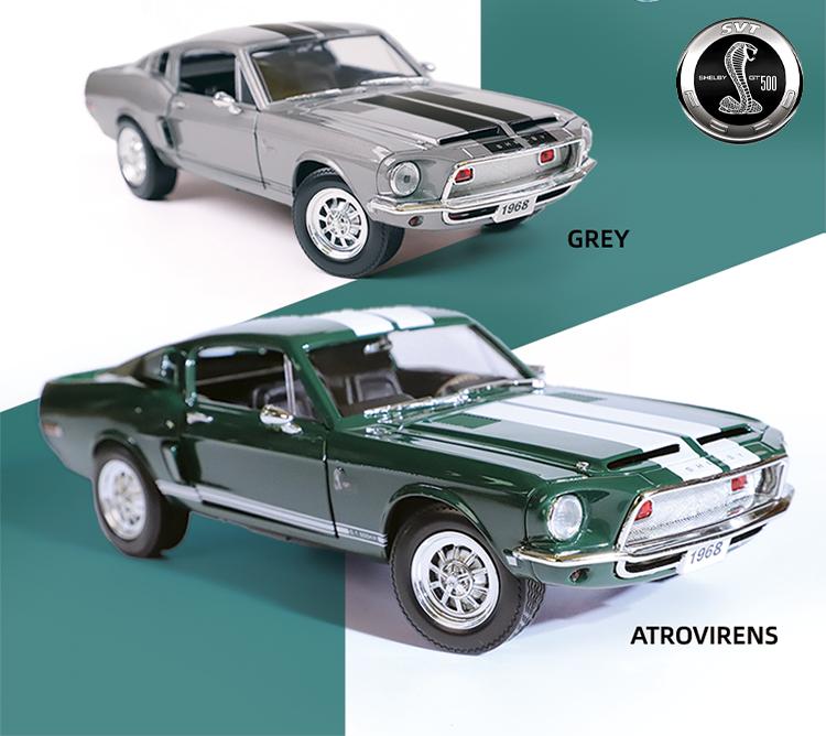 1968 Ford Shelby Cobra GT-500KR 1:18 Scale Diecast Model by Lucky