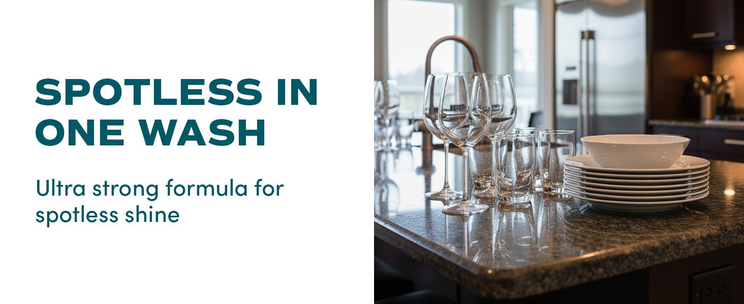 Zero Trace Dishwasher Detergent Lemon Burst - Eco-Friendly Sheets for Dish Washing - Plant Powered Technology - More Efficient than Dishwasher Pods or Tablets (38 Sheets) Cleaner Cleaning