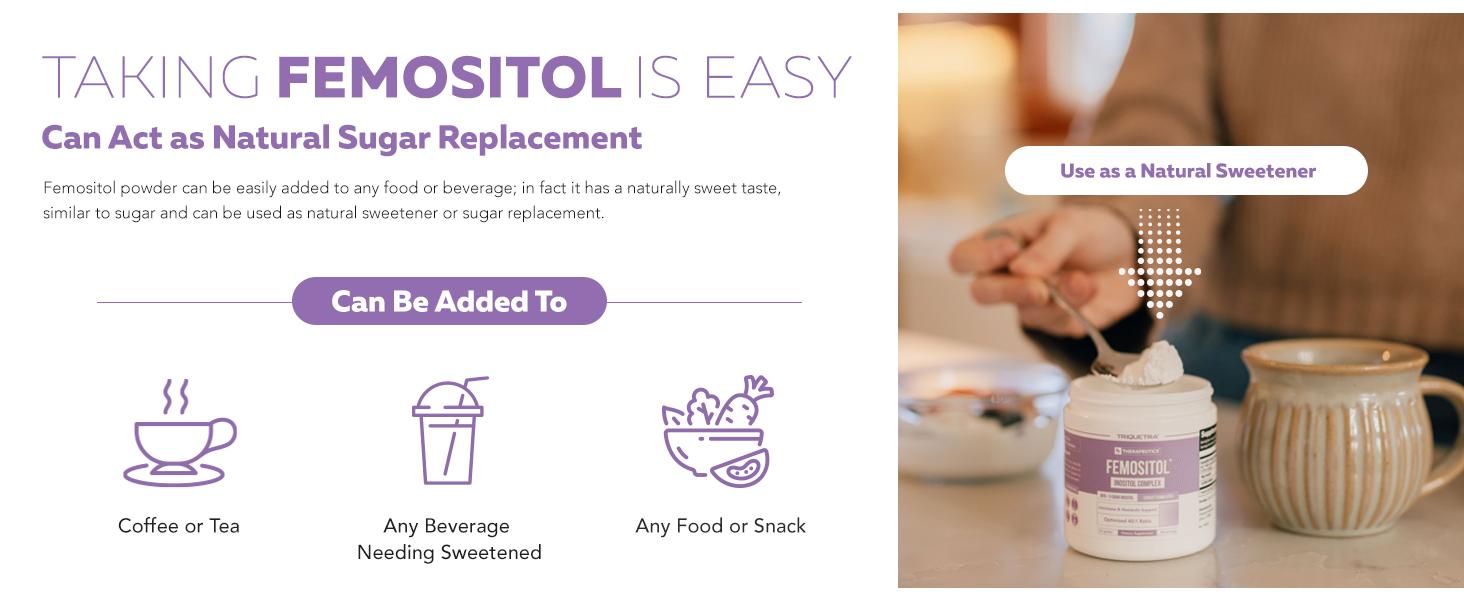 FemoSitol Powder: Inositol Supplement Powder | Myo-Inositol & D-Chiro Inositol Complex Healthcare Dietary