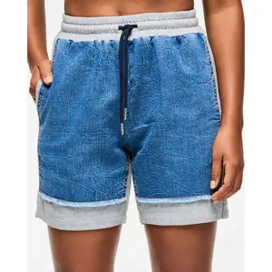 Blue Jean Denim Shorts - Denim