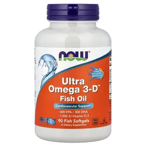 NOW Foods Ultra Omega 3-D™ Fish Oil , 90 Fish Softgels