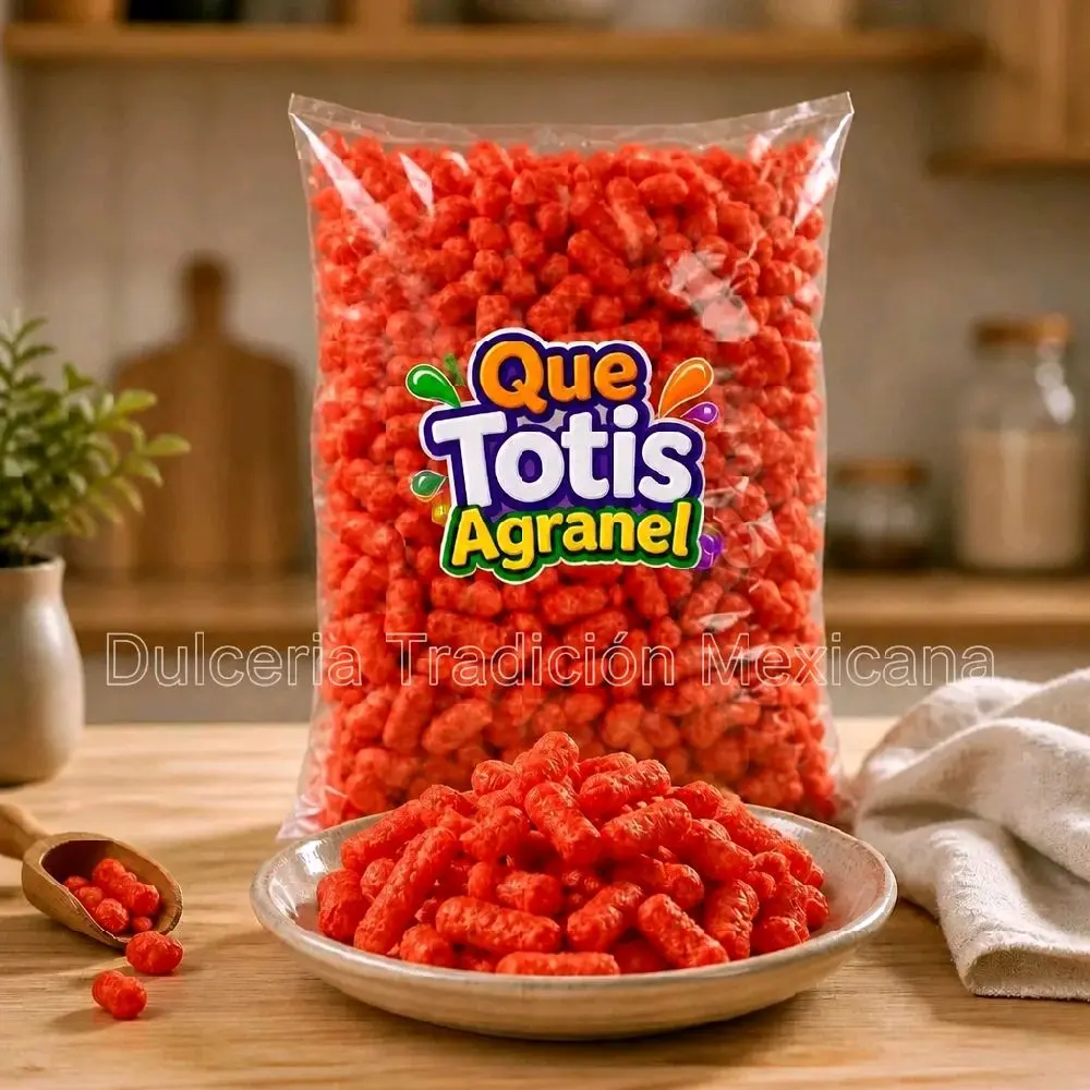 Que Totis Agranel Snack - Authentic Mexican Cheese Flavor Cheetos Chile or Queso - Perfect for Cheese Lovers