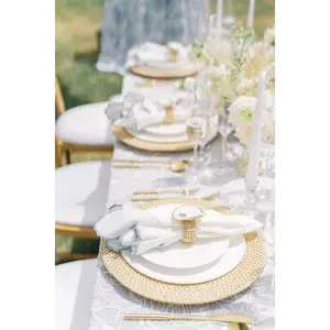 Rattan Oyster Shell Napkin Ring