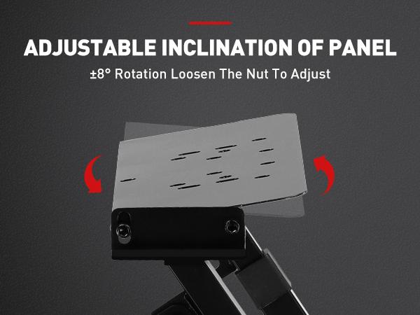 GTPLAYER Sim Racing Wheel Stand for Logitech G25 G27 G29 G920 G923 Thrustmaster T330TS Racing Steering Shifter Mount with Pedals Not Included Wired Gaming Controller