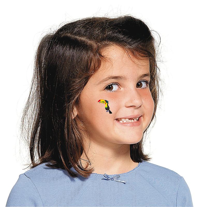 Bulk 72 Pc. Tropical Temporary Tattoos - 72 Pc.