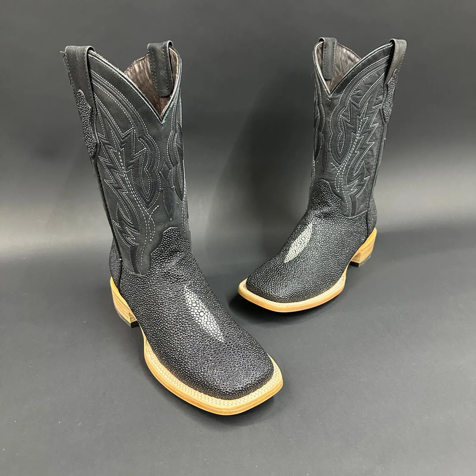 Men CowBoy boots stingray print Men CowBoy boots stingray print