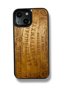 Ouija Board Spirit board Goth Wood Phone Case | Handcrafted Minimalist Protection Elegant Sleek
