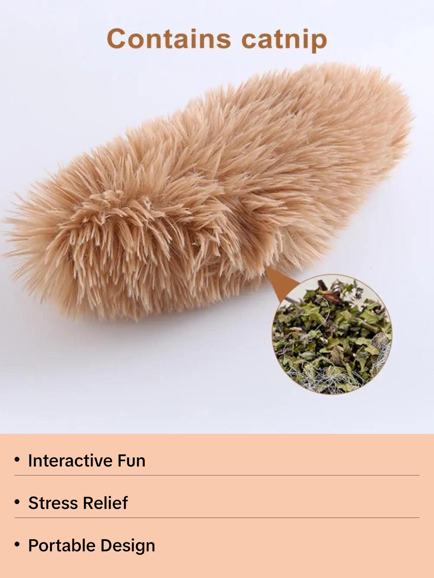 Cat Teaser Toy for Playtime Relief Mental Stimulation with Catnip Tease Stick.