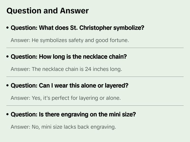 Jack's St. Christopher Necklace - Watermelon