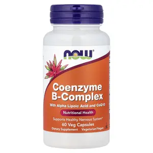 NOW Foods Co-Enzyme B-Complex, 60 Veg Capsules
