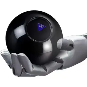 Mystic 8 Ball Retro Edition Fortune Telling Ball with Floating Answers, Novelty Toy Funny Gift Mystic Black Ball