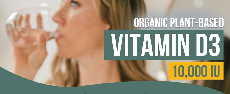 Plant-D3 (10,000 IU) Organic Vitamin D3 Liquid Concentrate Healthcare Dietary Healthcare Dietary Fitness Edible