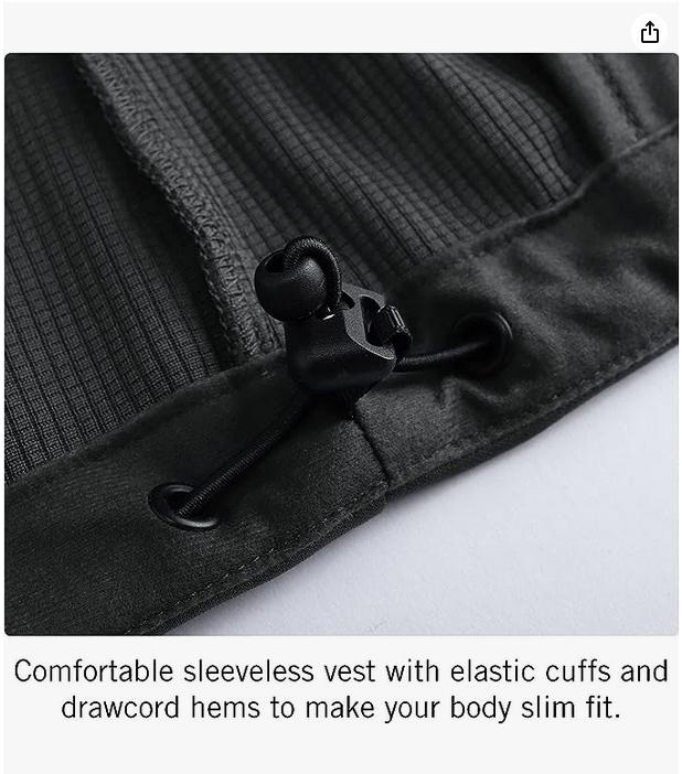 baleaf Women's Lightweight Vest Softshell Sleeveless Jacket Windproof Stand Collar with Zipper Pockets Running Hiking Golf