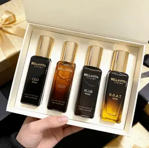 BellaVita Men Perfume Gift Set 4x20ml CEO Oud Goat Klub Eau De Parfum