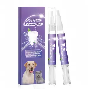 Pet Oral Repair Gel Removes Bad Breath & Tartar Freshens Breath Helps Clean Teeth Dog Gift for Oral Health