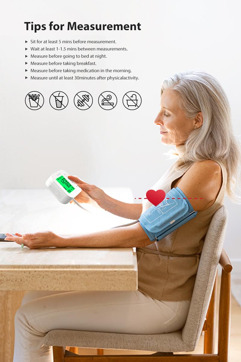 iHealth Track Smart Upper Arm Blood Pressure Monitor with Wide Range Cuff That fits Standard to Large Adult Arms, Bluetooth Compatible for iOS & Android Devices