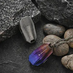 Mulight edc Titanium Training & Competition Whistle |   Loud Survival EDC for Outdoor & Emergency