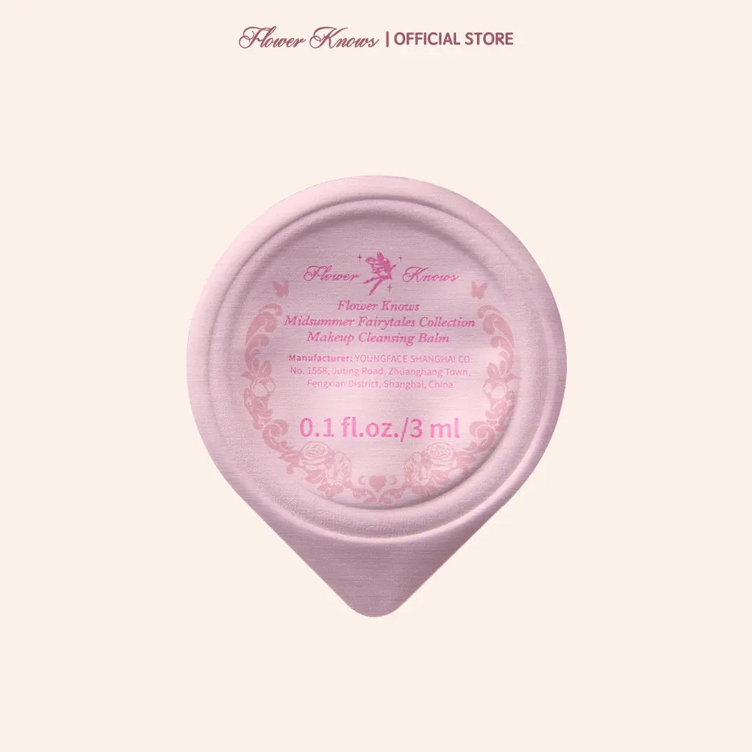 Flower Knows Midsummer Fairytales Collection Cleansing Balm Travel Size, Gentle & Soothing Makeup Remover, Hypoallergenic & Alcohol-Free Formula for All Skin Types, Sample Size, #tiktokshopbacktoschool, #sohochic
